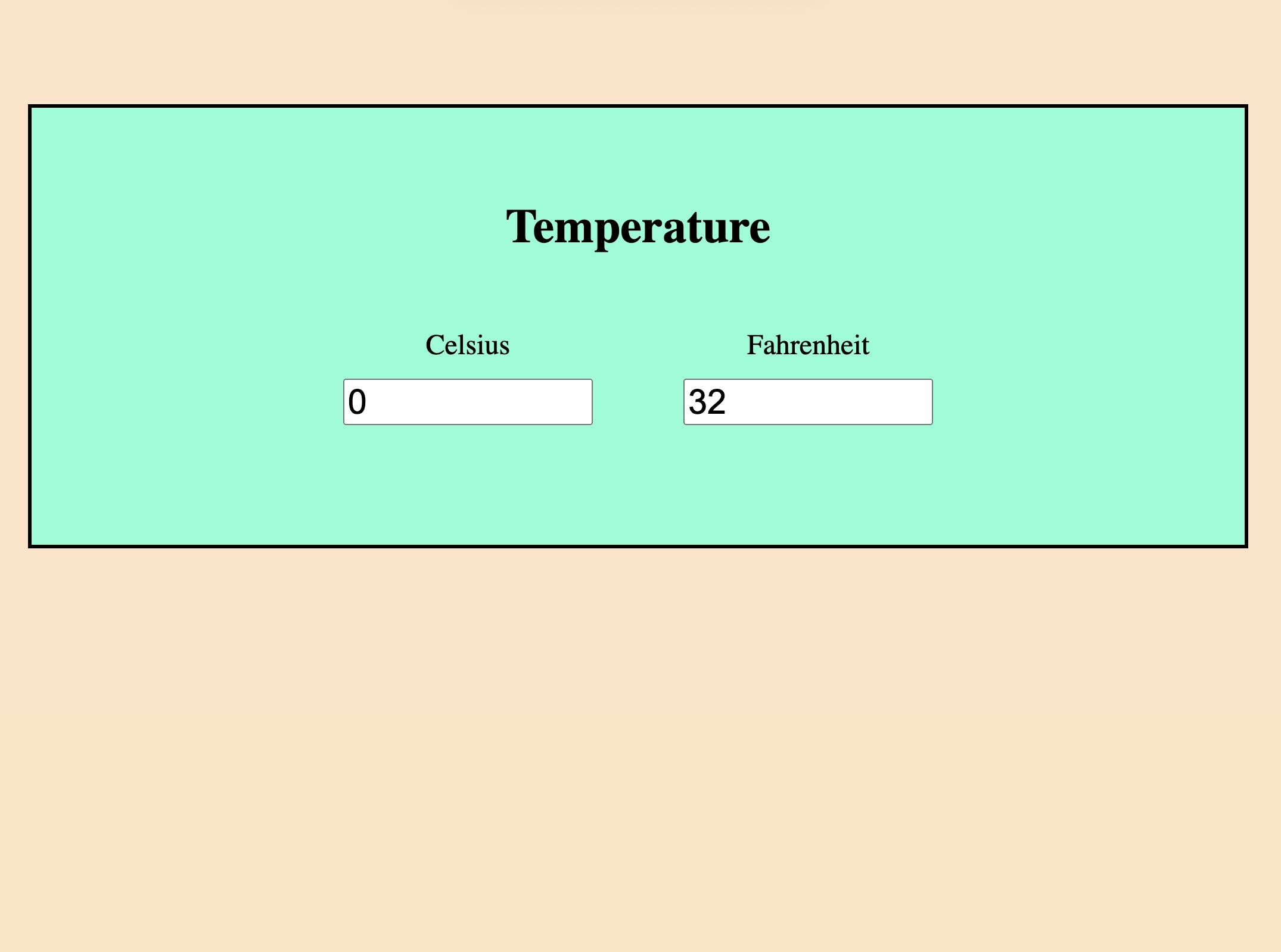 Temperature Converter